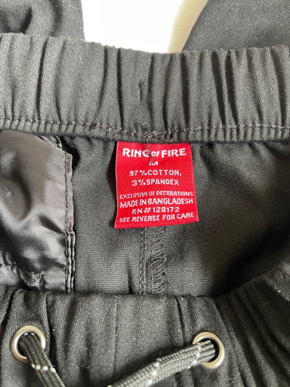 Ring of Fire Big Boys Black ADINO Cargo Shorts Brand New With Tags. - Picture 12 of 13